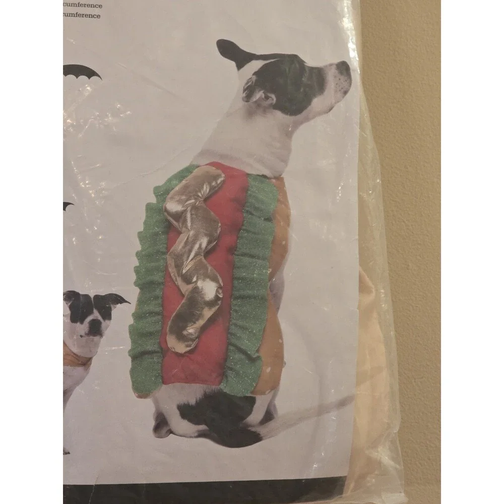 New Vibrant Life Hot Dog Costume Dog Medium 20–50 lb Halloween Funny New C160